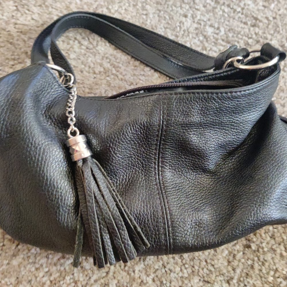 Black Genuine Leather Purse
